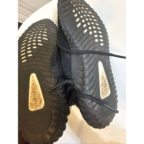 Adidas Yeezy Men\'s Boost 350 V2 Lace Up Low Top Sneaker Shoes Black Size 6 main image 14